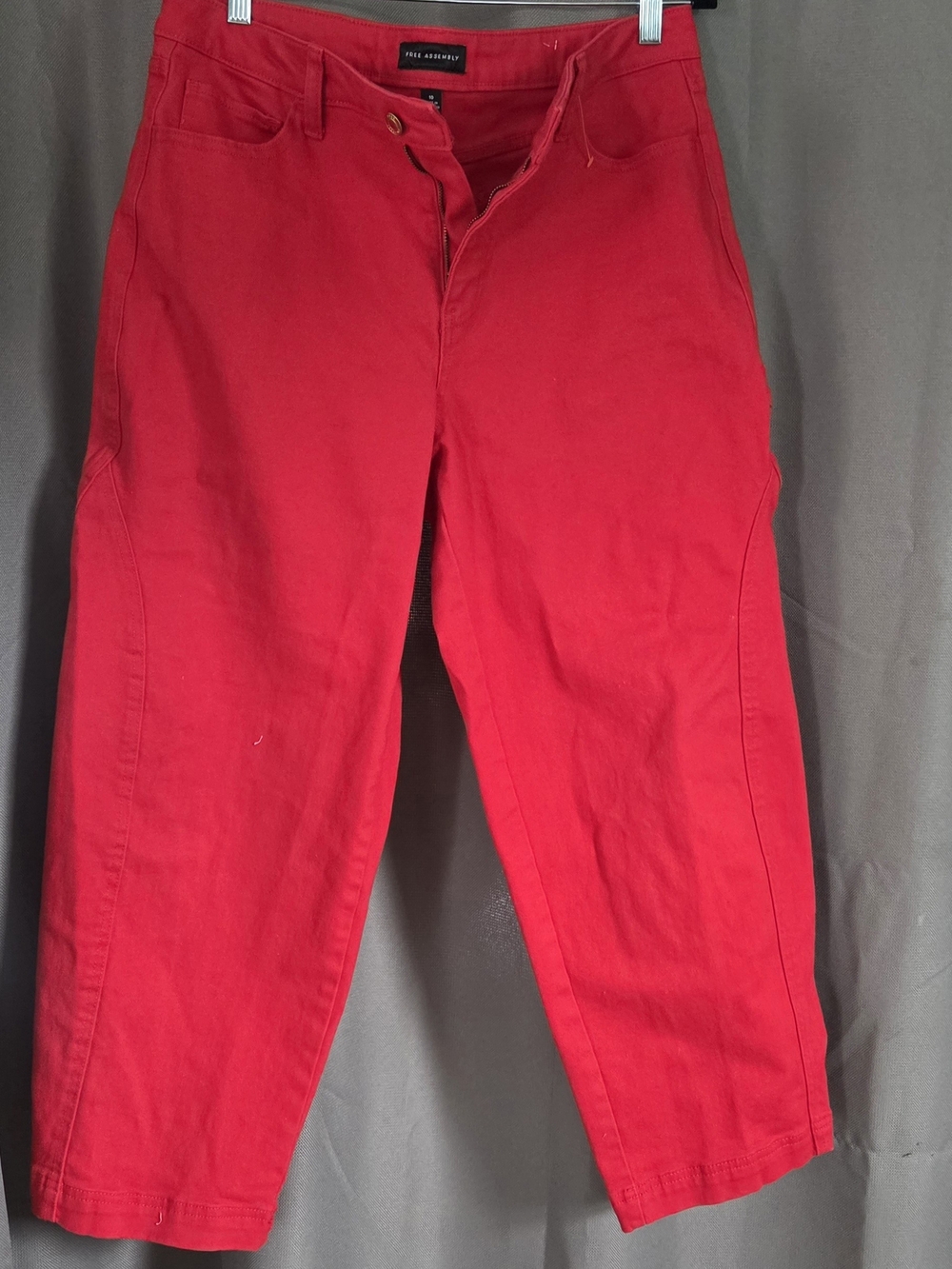 Bold Red Women's Jeans
